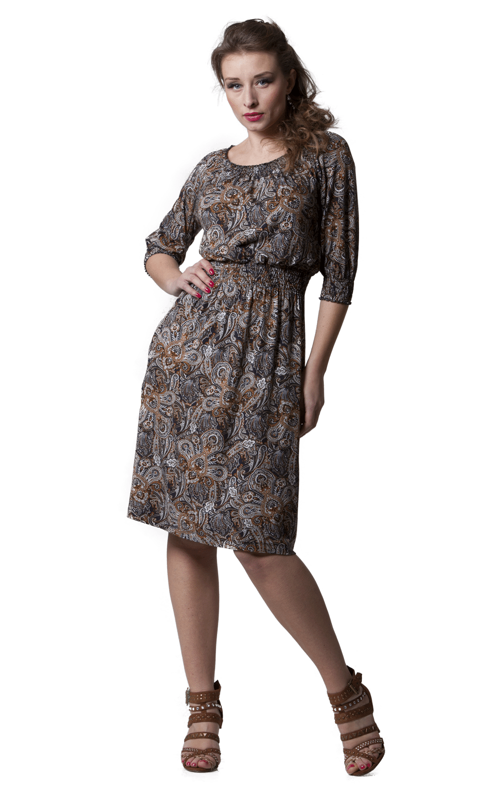 IKDIENAS KLEITA sarkana KRĀSA Magnolica