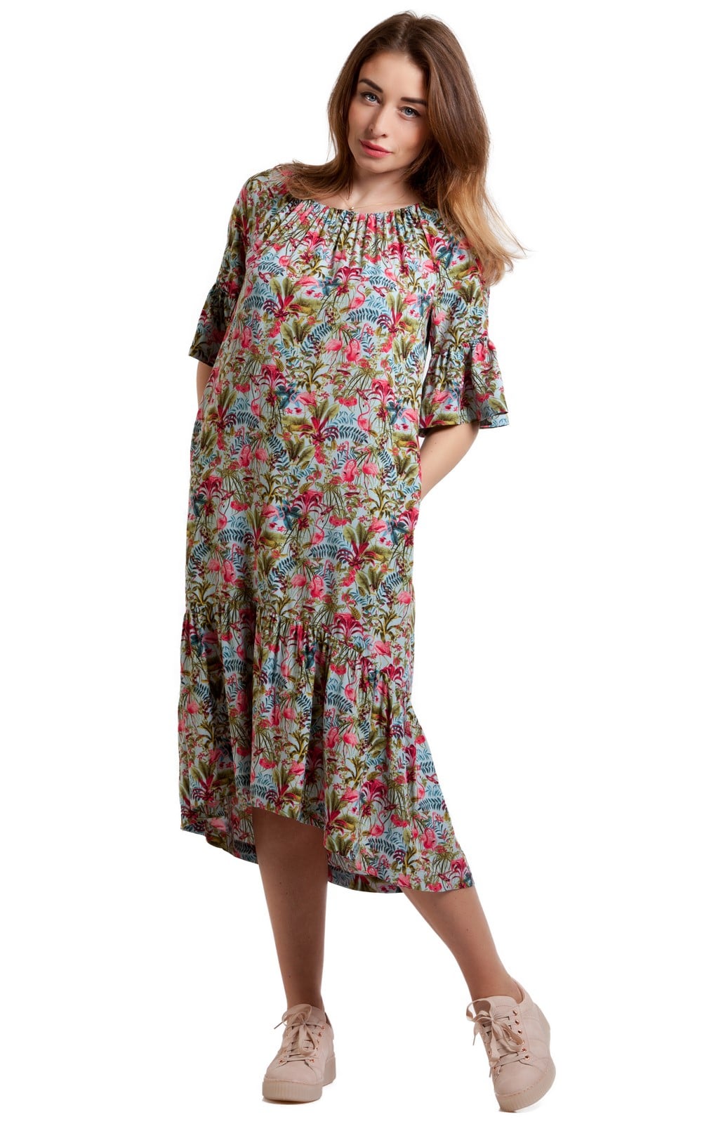 IKDIENAS PAPLATINATA BIROJA KLEITA Magnolica