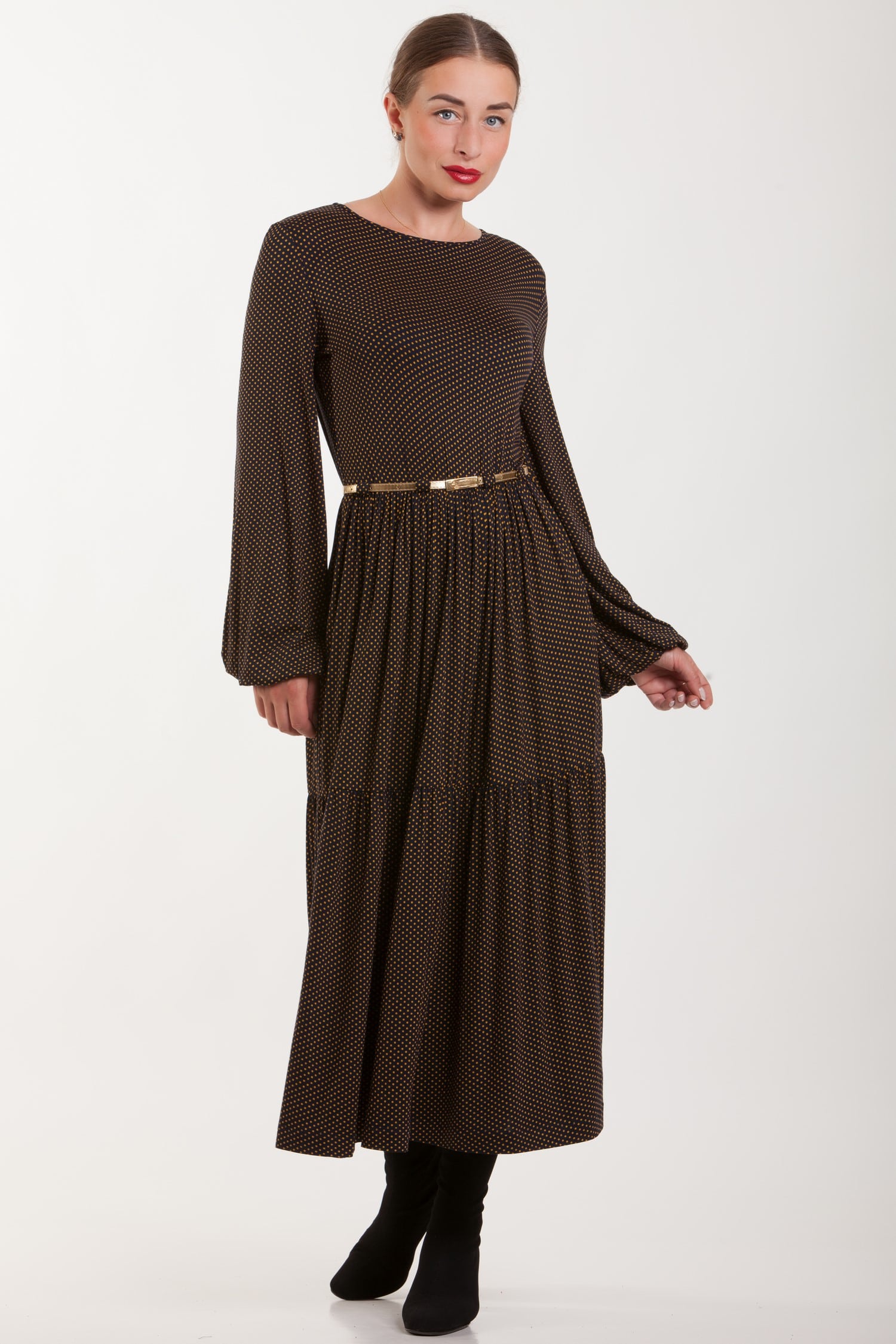 ZALA PAVASARA- VASARAS KLEITA AR ABSTRAKTU PRINTU Magnolica