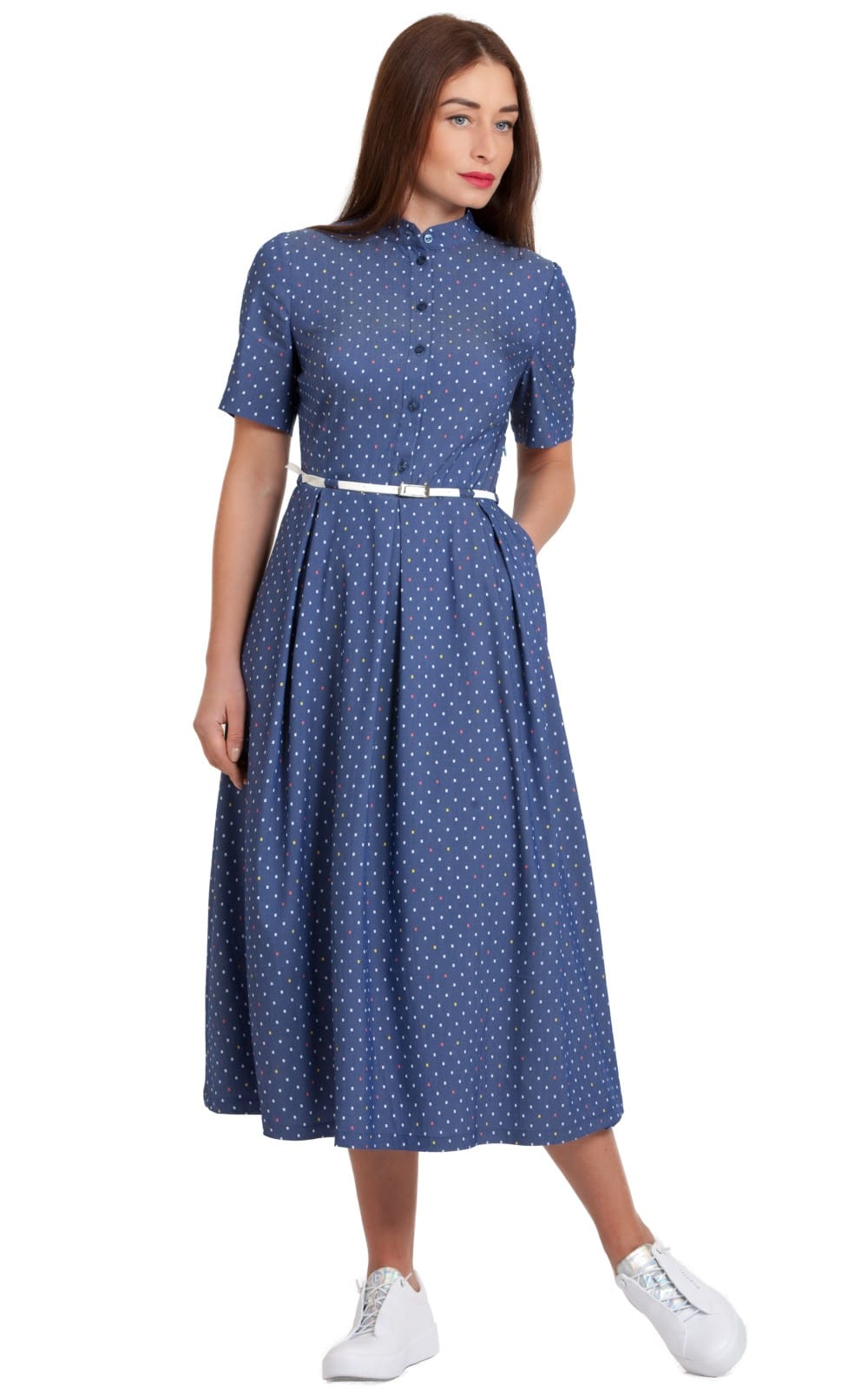 VASARAS KLEITA - CASUAL: A- SILUETS Magnolica