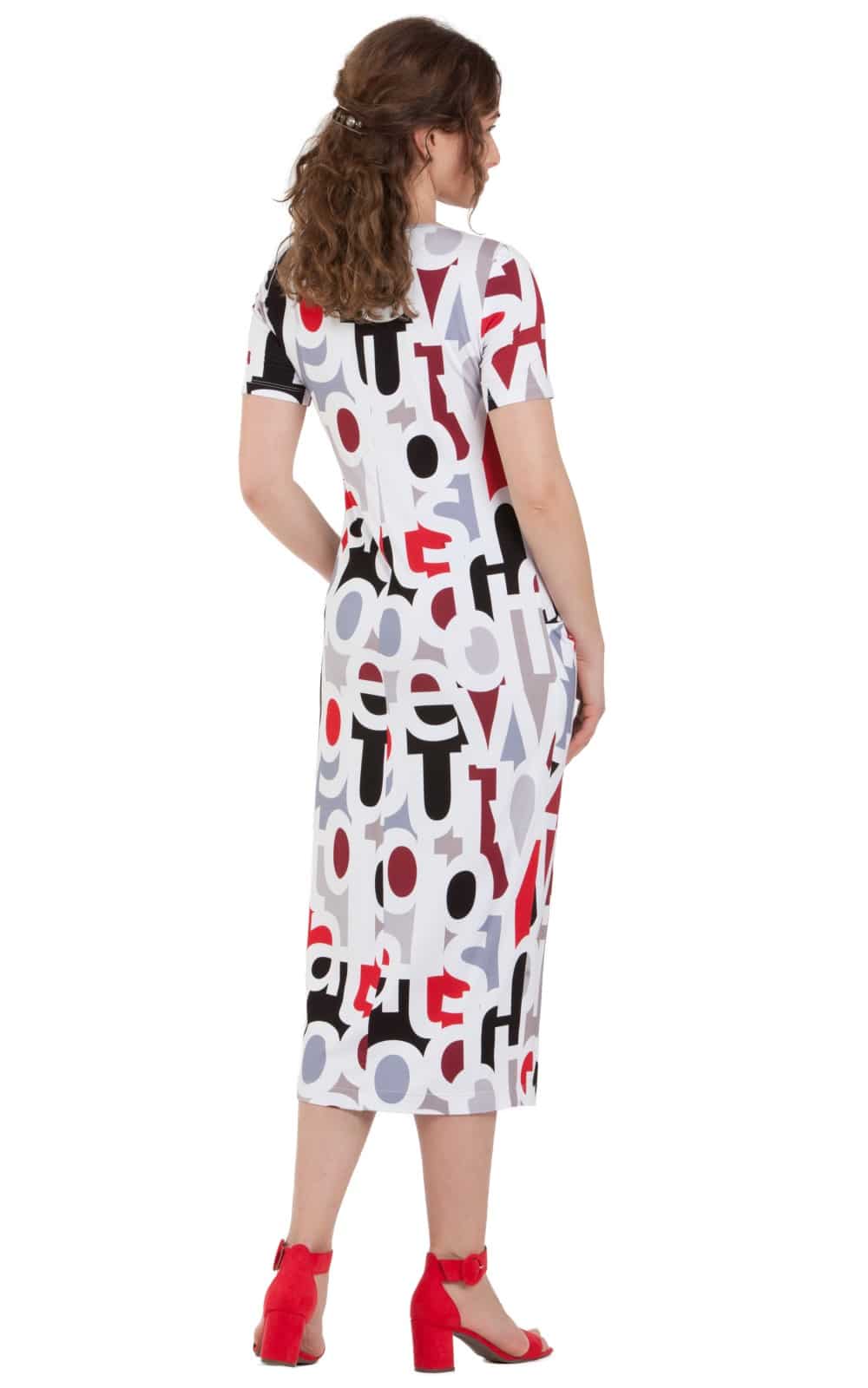 LIELISKA VASARAS KLEITA NO ZĪDAINA TEKSTILA AUDUMA Magnolica