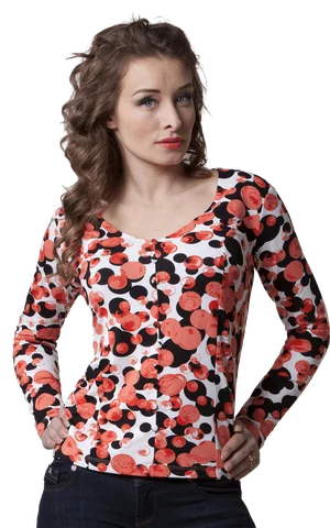 IKDIENAS KOKVILNA džemperis Magnolica