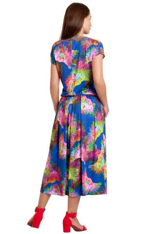 DVIELIS NO KOKVILNAS AUDUMA 30X50CM,pelēka KRĀSA Magnolica