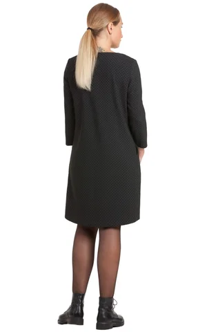 Midi kleita ar kabatām dzeltena krāsa Magnolica