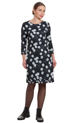 PAVASARA TRIKOTĀŽAS MIDI GARUMA KLEITA BĒŠA KRĀSA Magnolica