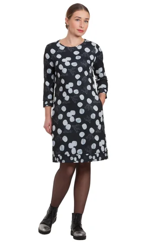 PAVASARA TRIKOTĀŽAS MIDI GARUMA KLEITA BĒŠA KRĀSA Magnolica